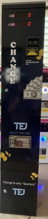 Dollar bill coin changer machine / Exchange dollar bills for quarters model TEJ